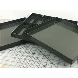 POSTAL CLERK METAL TRAYS (VINTAGE)