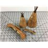 Image 5 : TEPEE AND CANOE PIECES (BIRCH BARK)