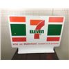 Image 1 : DOUBLE SIDED METAL FLANGE STANDING 7-11 SIGN