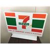 Image 2 : DOUBLE SIDED METAL FLANGE STANDING 7-11 SIGN