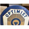 Image 2 : DOUBLE SIDED OPTIMIST INTERNATIONAL SIGN (30”)