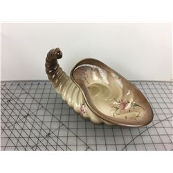 CERAMIC CORNUCOPIA DISH