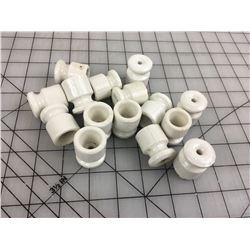 LOT OF NEW OLD STOCK KNOB AND TUBE INSULATORS