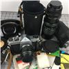 Image 2 : CAMERA, LENSES AND ACCESSORIES (PENTAX) *VINTAGE*