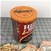 Image 4 : HILLS BROS COFFEE TIN WITH NABOB COUPONS