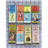 Image 1 : LOT OF 8  PIN UP GIRL ADVERTISING MATCH BOOK COVERS (VINTAGE)