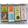 Image 3 : LOT OF 8  PIN UP GIRL ADVERTISING MATCH BOOK COVERS (VINTAGE)