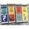Image 3 : LOT OF 8 PIN UP GIRL ADVERTISING MATCH BOOK COVERS (VINTAGE)