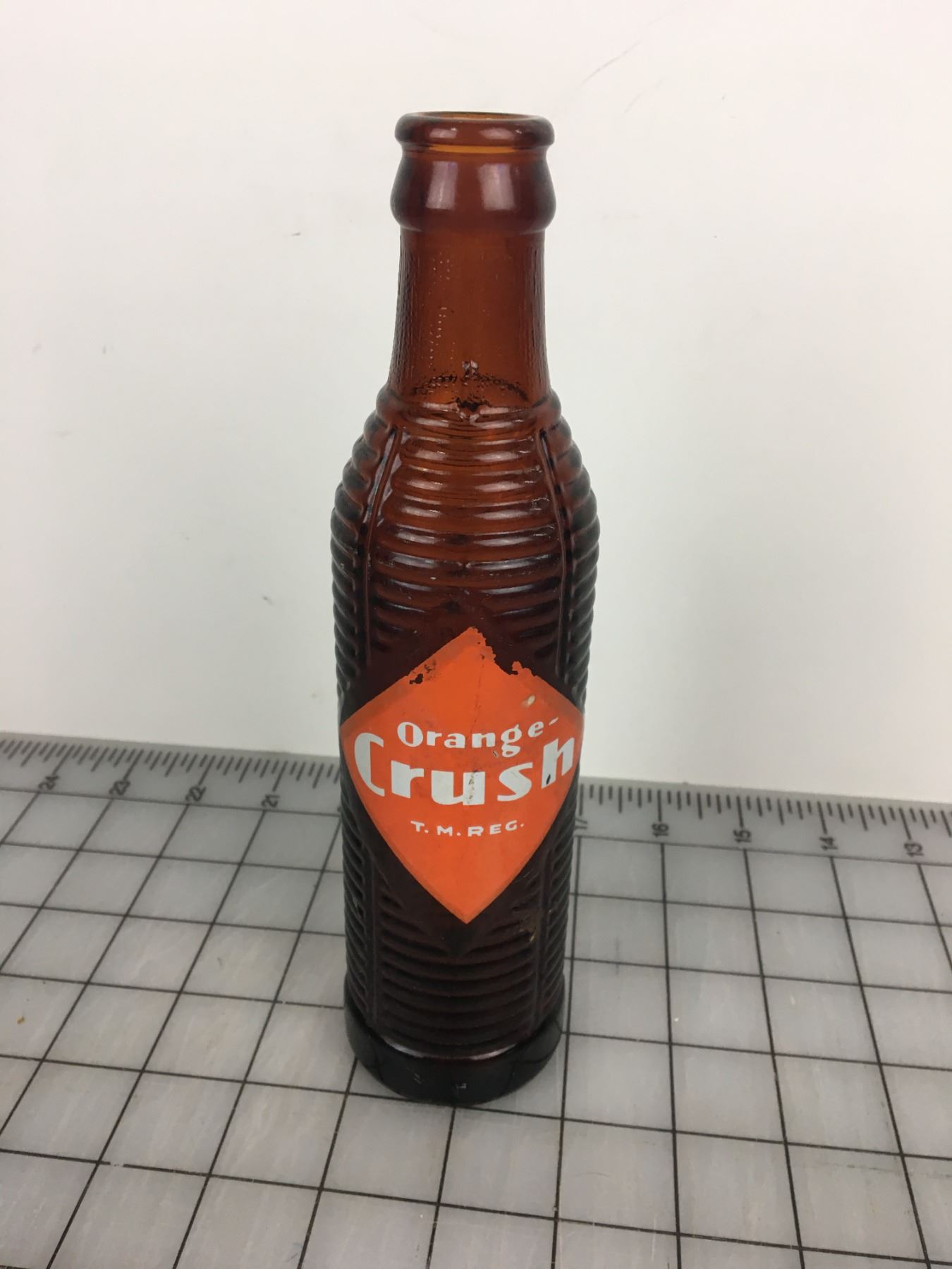 Orange Crush Soda Bottle Brown