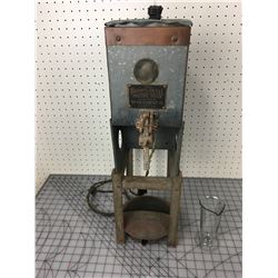 BROWN-DUVET GRAIN MOISTURE TESTER (GUTHERT CO. MINNEAPOLIS MINN)*ANTIQUE*