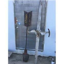 FIREPOWER 500 WATT FARM WIND GENERATOR & PROPELLER (ANTIQUE) * 79” L, BLADE  96” L *