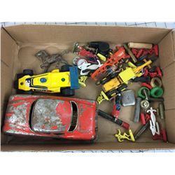 MISC LOT (TOYS, SHELL CASINGS, TONKA CAR)