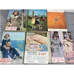 LOT OF 6 SEARS CATALOGS (VINTAGE)