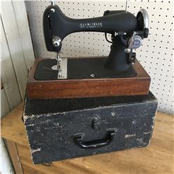 SEAMSTRESS SEWING MACHINE WITH CASE (NO CORD)