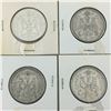 Image 1 : LOT OF 4 -50 CENT PIECES  (CANADIAN)* SILVER 1959 *