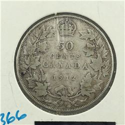 1912 CNDN 50 CENT PC * SILVER *