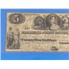 Image 2 : 1849 FARMER’S JOINT STOCK BANKING CO. $5 BANK NOTE (GRADED F-12)
