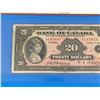 Image 2 : 1935 BANK OF CANADA $20 BANK NOTE (GRADED VG-15)