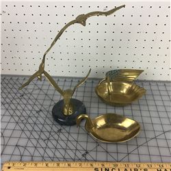 LOT OF BIRD PIECES (VINTAGE BRASS)