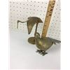 Image 1 : LOT OF 2 (BRASS) BIRDS