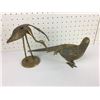 Image 4 : LOT OF 2 (BRASS) BIRDS