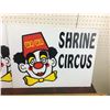 Image 2 : LOT OF 2 PLASTIC SIGNS (SHRINER CIRCUS)