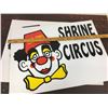 Image 5 : LOT OF 2 PLASTIC SIGNS (SHRINER CIRCUS)