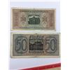 Image 2 : LOT OF 2 NAZI GERMAN BANK NOTES
