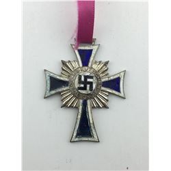 WWII 1938 SILVER MOTHER’S CROSS (NAZI GERMAN)