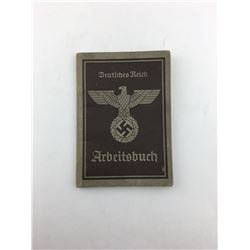 EMPLOYMENT BOOK (WWII NAZI GERMAN)