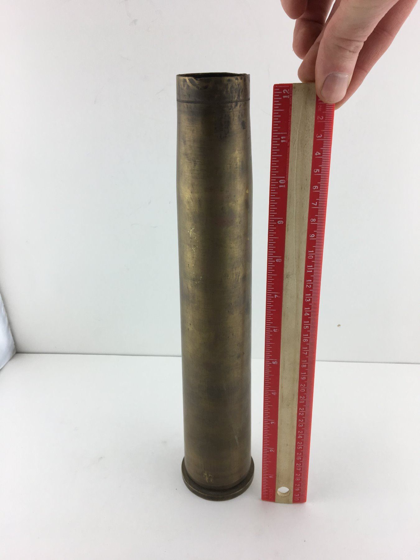 1944 BRASS SHELL CASING (WWII 40MM ANTI AIRCRAFT)
