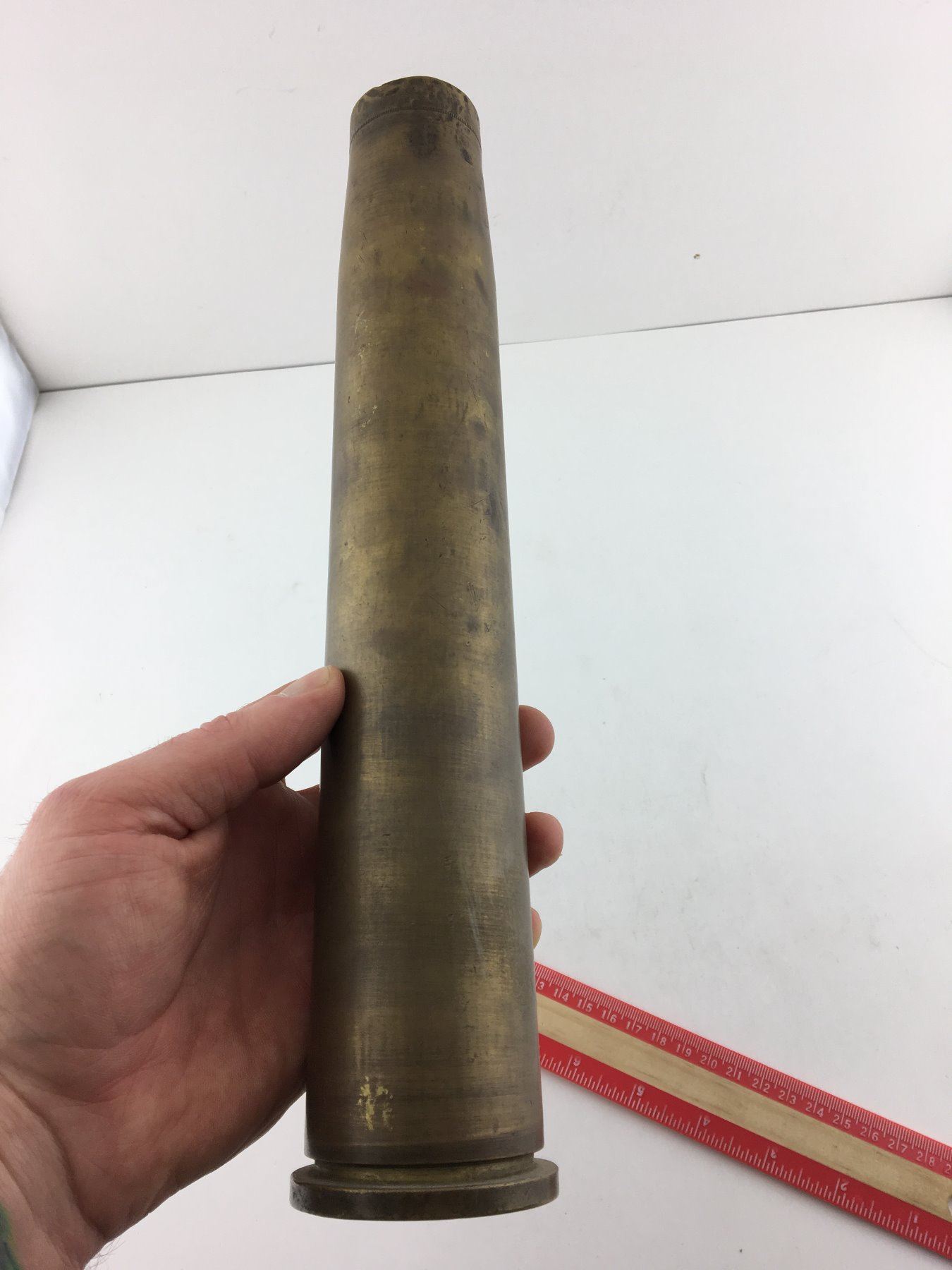 1944 BRASS SHELL CASING (WWII 40MM ANTI AIRCRAFT)