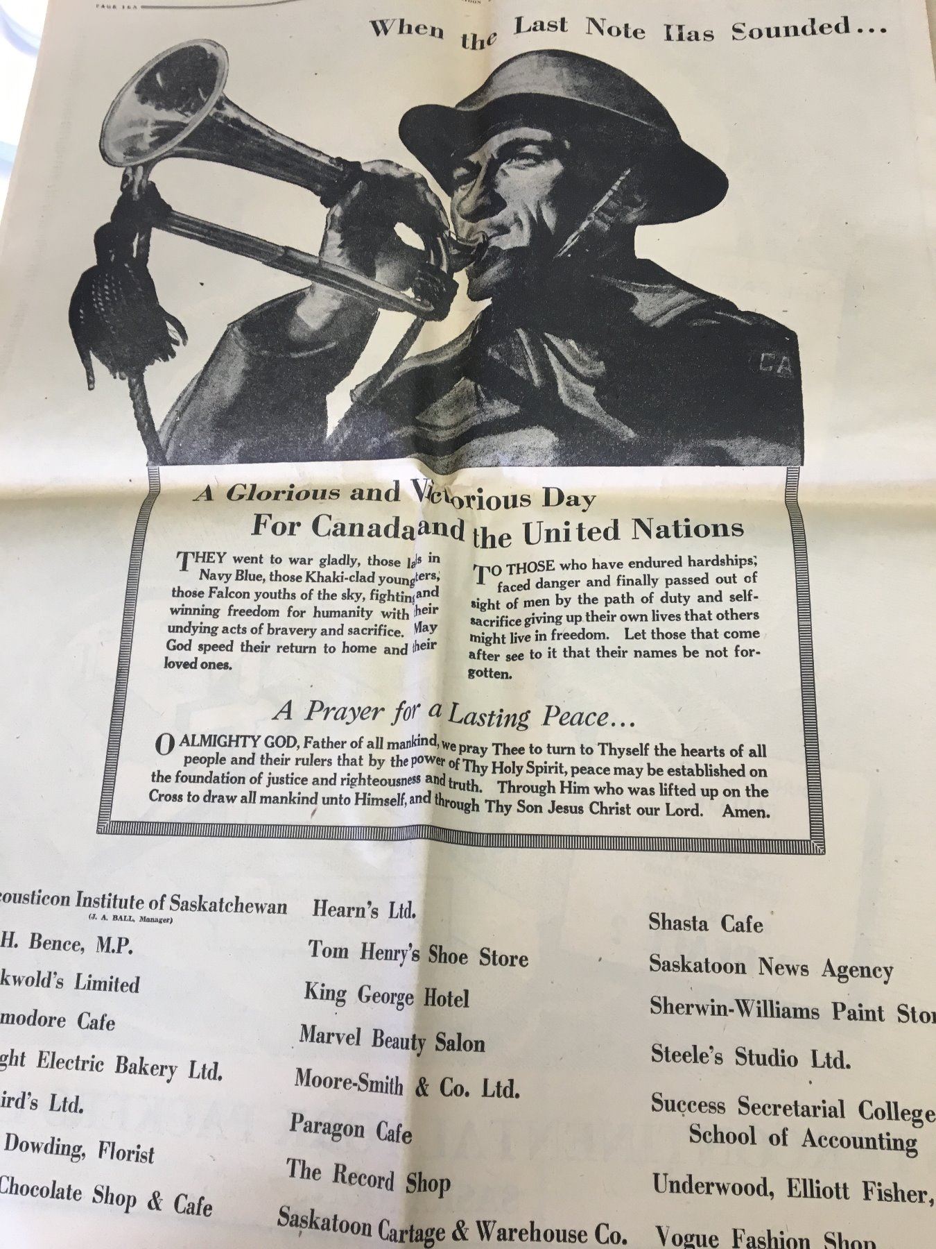 SASKATOON STAR PHOENIX NEWSPAPER WWII GERMANY SURRENDERS MAY 7 1945 SASKATOON STAR PHOENIX NEWSPAPER WWII GERMANY SURRENDERS MAY 7 1945