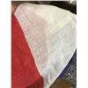 Image 3 : OLD FRENCH FLAG BANNER W/AMERICAN STARS *34” X 24”*