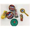 Image 1 : LOT OF TIN TOYS, NOISE MAKERS, WHISTLE