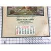 Image 2 : ADVERTISING CALENDAR (1944 NORTH STAR OIL. MEATH PARK, SASK) *17 1/2” X 15”*