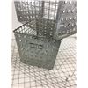 Image 2 : LOT OF 2 ‘VINTAGE’ METAL LOCKER BASKETS