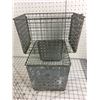 Image 4 : LOT OF 2 ‘VINTAGE’ METAL LOCKER BASKETS