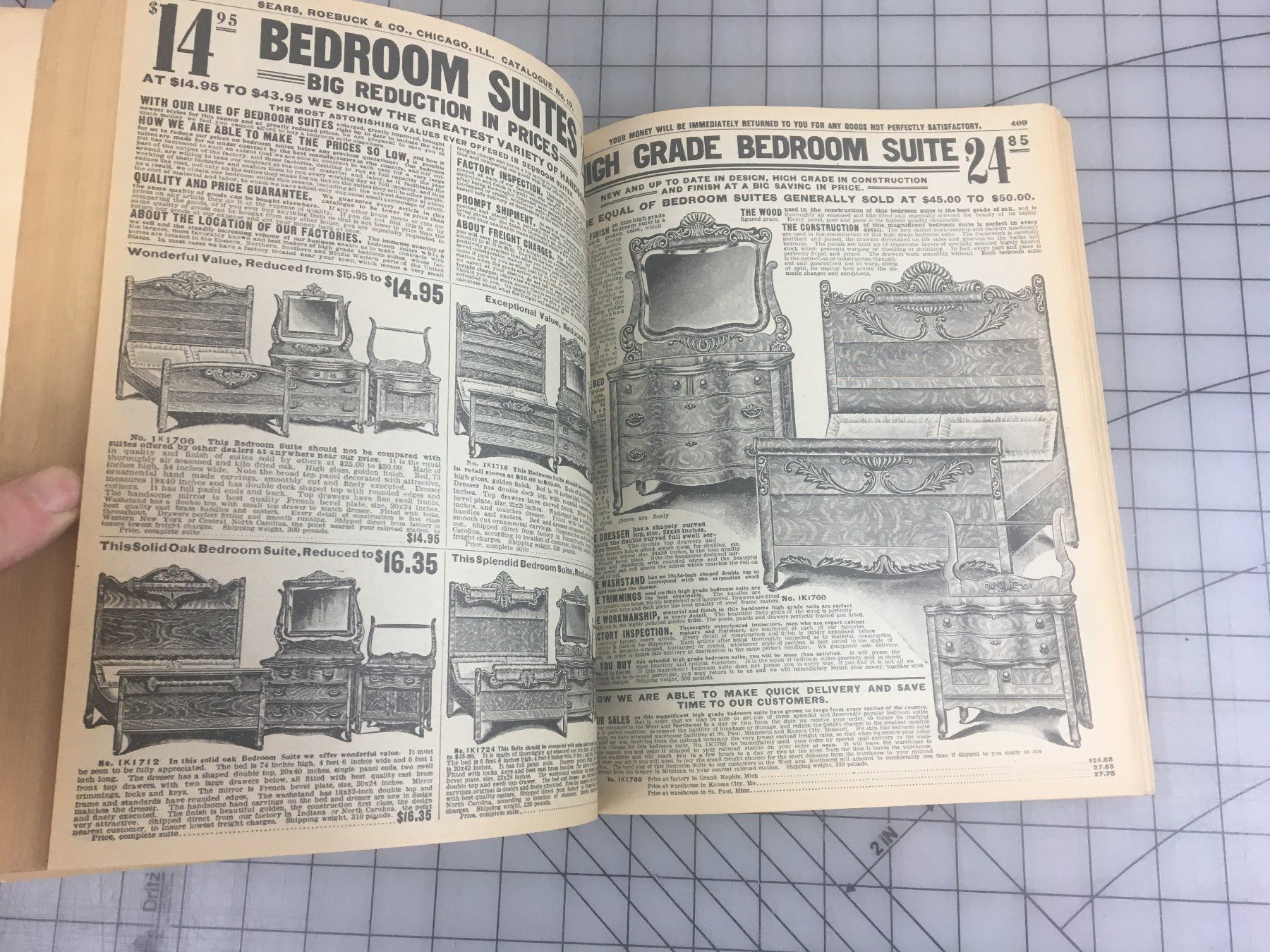 SEARS ROEBUCK 1908 ‘REPRODUCTION’ CATALOG