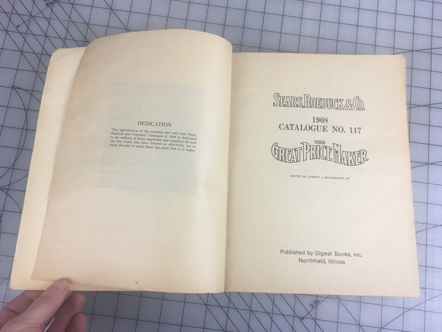 SEARS ROEBUCK 1908 ‘REPRODUCTION’ CATALOG