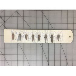 LOT OF BULLET PROJECTILES