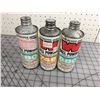 Image 1 : LOT OF 3 WINCHESTER VINTAGE GUNPOWDER TINS (EMPTY)