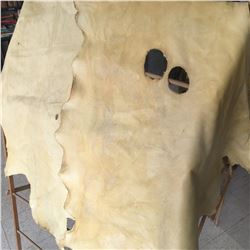 2 CHUNKS OF MOOSE HIDE