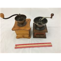 LOT OF 2 COFFEE GRINDERS
