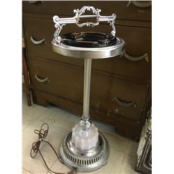 STANDING FLOOR ASHTRAY *LIGHTS UP & WORKING * (VINTAGE)