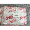 Image 2 : LOT OF TWIN SIZED COCA-COLA BED SHEETS *VINTAGE N.O.S.*