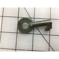 EMBOSSED KEY (C.N.R.. BRASS)