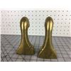 Image 2 : PAIR OF DUCK HEAD BOOKENDS *BRASS*