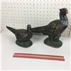 Image 1 : LOT OF 2 PHEASANT FIGURINES