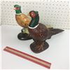 Image 1 : LOT OF 2 PHEASANT FIGURINES